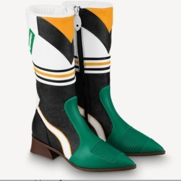 Louis Vuitton 2021-2022 Casual Style Plain Leather Party Style Boots 37/7 - Picture 4 of 15